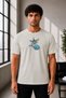 Unisex Oversize Embroidered Vaporeon Design 100% Cotton T-Shirt