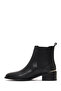 Women's Black Leather Chelsea Boots Wf170014Dv - 3