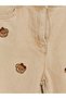 Two Mt Shop Quality Lcw Kids Beige Wideleg Girls' Jean Pants - 4