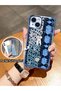 iPhone 14 Plus Compatible Transparent Four Corner Silicone Coated Glossy Edge Case