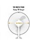 Rechargeable Ultrasonic Spray Fan DX2656, 18 Inch, 2.1L Tank | Remote Control, Up to 18H Operation, Ultra-Fine Mist, Easy Mobility, Powerful Airflow - 2
