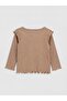 Girls' Blouse Set of 3 Leopard Patterned Ruffle Detailed Long Sleeve Relaxed Fit Blouse Set - 7