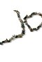 Agate Real Natural Stone Women's Necklace and Bracelet Set Green - 3
