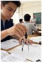 0.7 Tip Metal Pencil Pink 1 Piece Fixpoint Boxed Metal Pencil Versatile Tip Mechanical Pencil Push-Click - 2