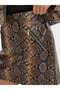 Onlparis Snake Skirt Esp Otw / Snake Leather Printed Skirt - 7