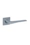Handle with rosette - Bravo - Brushed Chrome - WC rosette - 2