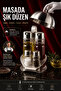 4-Piece Stainless Steel Stand Glass Oil Bottle Vinegar Bottle Salt and Pepper Shaker Set Menaj Set 723501