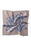 Twill Silk Scarf Bloom Dark Mink - 5