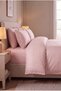 Striped Satin Double Duvet Cover Set |   100% Cotton |   200X220 cm Duvet Cover, Striped Elastic Sheet, 2 Pieces of 50X70 cm Pillowcases |   Stylish and Elegant |   Hotel Comfort - 4