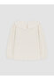 Bebe Roba Collar Embroidered Long Sleeve Girl's T-Shirt from Uzg Store for Style Enthusiasts - 2