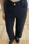 Black Soft Textured Jeans - 4