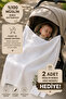 Washed 90X90 cm 100% Cotton Muslin Baby Blanket Multi-Purpose Cover White - 4