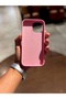 Candy Pink Phone Case Compatible with iPhone 14 Promax Premium Matte Silicone Cover Dirt- and Stain-Resistant Wipeable Surface Camera Protected Stylish and Minimalist Design Everyday Use Case - 5