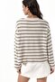 Busem Striped Ribbed Crew Neck Sweater - 3
