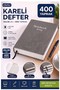Hardcover Checkered Notebook 400 Sheets 20X28Cm 1 Piece Multi-Leaf Hard Cover Note Account Book School Office