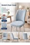 Washable Stretch Elastic Lycra Oval Chair Cover - Round Chair Cover - 2