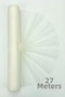 27 Meters Iranian Greek Tulle Cream, Engagement Dowry Bundle Door Birthday Convoy Party Decor Ornament (Width 70cm)