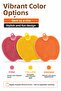 Apple Shaped Multi-Purpose Silicone Dish and Vegetable Washing Brush Mixed Color |   Cleaning Equipment - 4