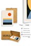 White Wooden Framed 2 Piece Set Painting Huhu11 - 2
