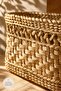 Decorative Multi-Purpose Organizer Newspaper Magazine Basket Rattan Wicker Hand Knitted 25X27 cm - 2