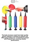 # Pump Balloon Inflator Durable Plastic Hand Manual Practical Portable Air Pressing Apparatus Inflatable Toy Sea Bed Lifebuoy Party Supply Camping Organization Helper - 2
