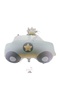 Latex Balloon Rainbow Airplane Police Car Birthday Balloon Set with Teddy Bear Age-3 - 2