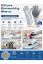 Silicone Dishwashing Glove with Brush Cleaning Glove Multi-Purpose
