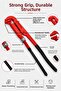 Pipe Wrench Professional Plumbing and Industrial Type Pipe Clamping Wrench with Adjustable Jaw Clamp - 2