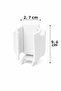 Oneblade Compatible Wall-Mounted Shaver Stand |   Self-Tightening Wall Bracket |   Bathroom Organizer - 3