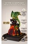Fantastic Dragon Figurine Polyester Atmospheric Led Volcano Effect Lighted Figure Decorative Desktop Accessory Home Office Gift Decoration - 3