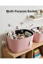 Premium Faux Leather Multi-Purpose Organizer Storage Basket |   Toy, Clothing and Home Organizer