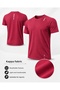 4-Pack Sporty Athletic Breathable Reflective Detailed Sport Kappa T-Shirts - 3