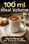 6-Person Ceramic Coffee Cup Set with Round Presentation Plate Porcelain Turkish Coffee Cup Set - 3