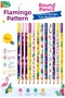 Flamingo Pencil 12 Pieces Fatih Round Body Black Pencil 2B Soft Writing Easy to Hold
