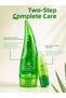 Aloe Vera Skin Care Set - Moisturizing Gel 250 ml with Collagen + Colorless Lip Moisturizer - 2