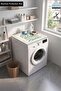 Clothes Dryer Top Organizer Mat Liquid-Proof Cover Green Nest - 2