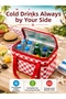 Aluminum Foil Inner Surface Thermos Bag Camping Beach Grocery and Picnic Bag