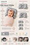 New Season Adjustable Flat Head Pillow - Special Fabric for Flat Head Syndrome Relief and Anti-Sweat - 6