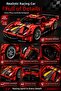 426 Pieces Race Car Building Set 1:18 Scale Pull Back and Release Mechanism Educational Block Toy Car Ages 6+ Legosu - 4