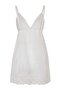 Beyaz Tül Kurdele/Fiyonk ve Dantel Detaylı Kapsız Külotlu Babydoll/Fantezi Gecelik THMAW26LL00007 - 4