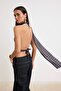 Brown Polka Dot Bustier with Scarf Detail Tprss26Bs00026 - 4