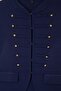 Lacivert Fitted/Vücudu Saran Düğme Detaylı Triko Yelek TWOSS26YE00071 - 6