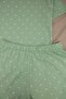 Mint Kalp Desenli Örme Pijama Takımı TBBSS24AI00025 - 5