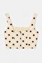 Ecru Polka Dot Strappy Crop Blouse Tdrss26Bz00104 - 5