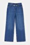 Mavi Tencel Karışımlı Bel Detaylı Düşük Bel Wide Leg Jeans TWOAW27JE00017