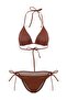 Bordo*St Flat Skirted Triangle Slip Normal Waist Throw Cap Bikini Set Tbess26Bt00186 - 7