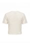 Ekru Cut Out/Pencere Detaylı Crop Bluz TWOSS26BZ00938 - 7
