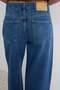 Premium Koyu Mavi DÖKÜMLÜ Normal Bel Wide Leg Geniş Paça Jeans TWOAW27JE00095 - 4