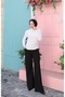 Sandy Bluz with Shoulder and Waist Tie Detail - 3