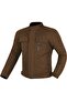 Motorcycle Coat Shoulder Elbow Back Fully Protected Four Seasons Cotton Wax Fabric Brown